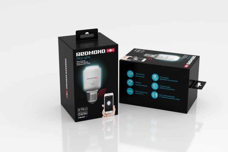 Фото умного цоколя REDMOND SkySocket 202S