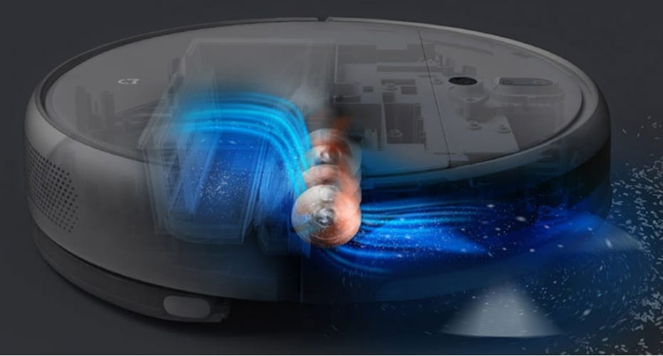 Мощный мотор Mi Robot Vacuum Mop