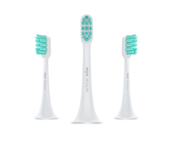 Насадка для электрической зубной щетки Mi Electric Toothbrush Head (3-pack, standard) Light Grey DDYST01SKS (NUN4010GL)