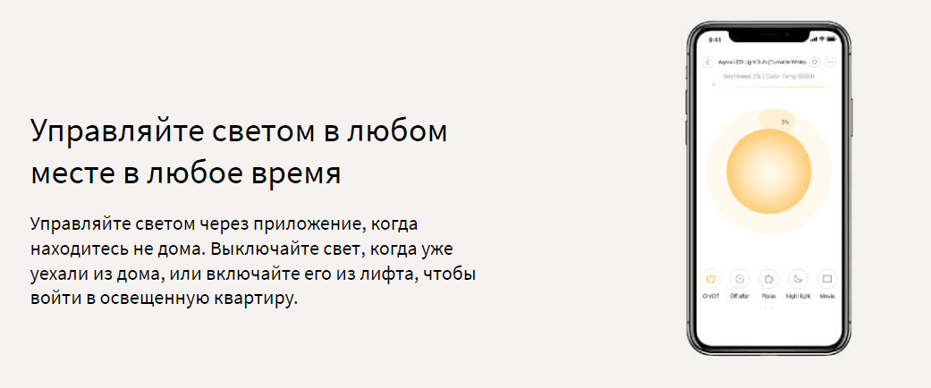 Умная лампочка Aqara LED Light Bulb ZNLDP12LM