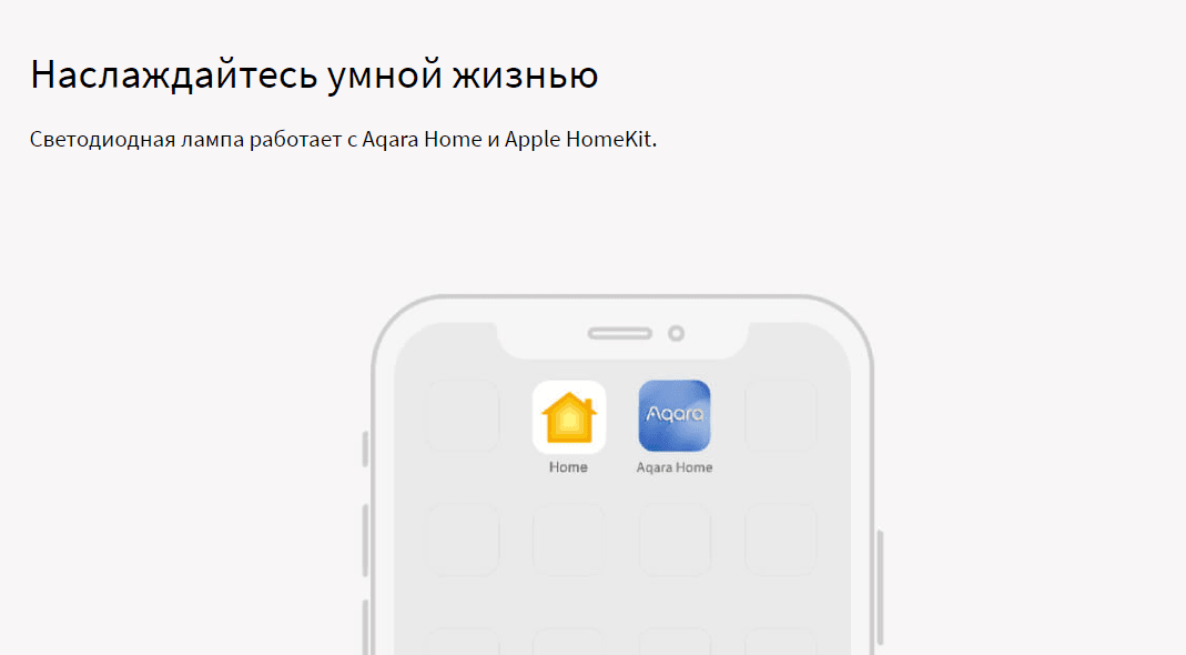 Умная лампочка Aqara LED Light Bulb ZNLDP12LM