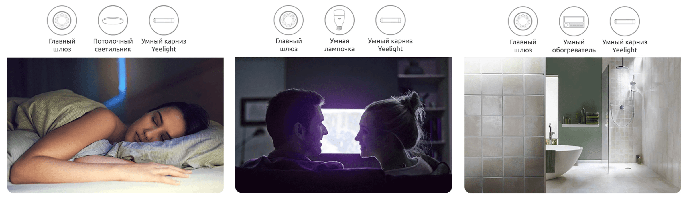 Мотор для карниза Yeelight Smart Curtain Motor + карниз Yeelight Stitching Track YLDJ001