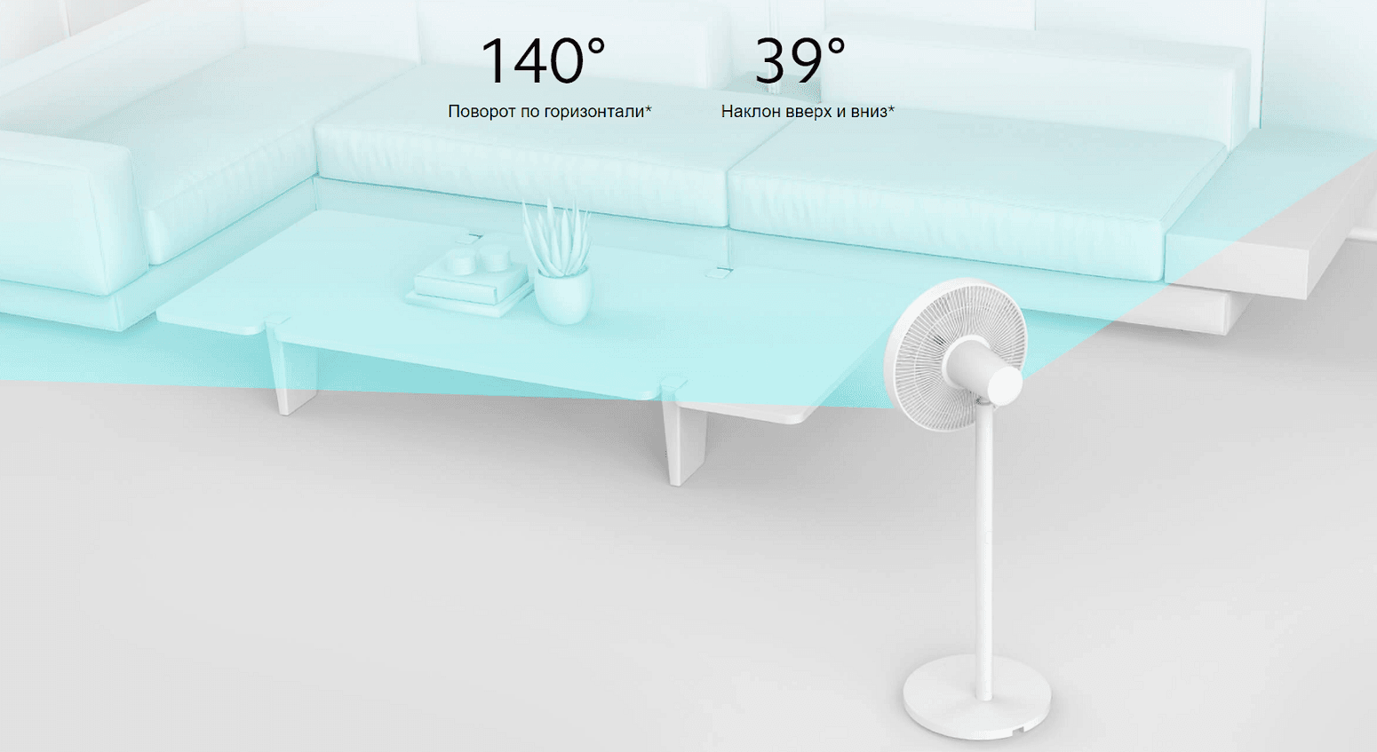 Вентилятор напольный Mi Smart Standing Fan 2 EU BPLDS02DM (BHR4828GL)