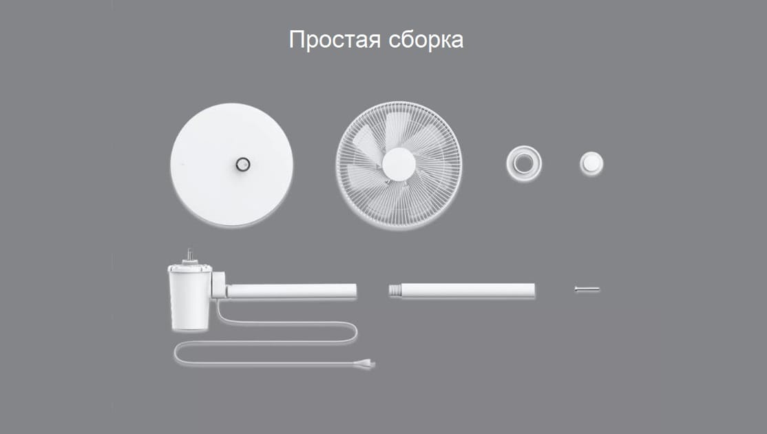 Вентилятор напольный Mi Smart standing Fan 2 Lite JLLDS01XY (PYV4007GL)