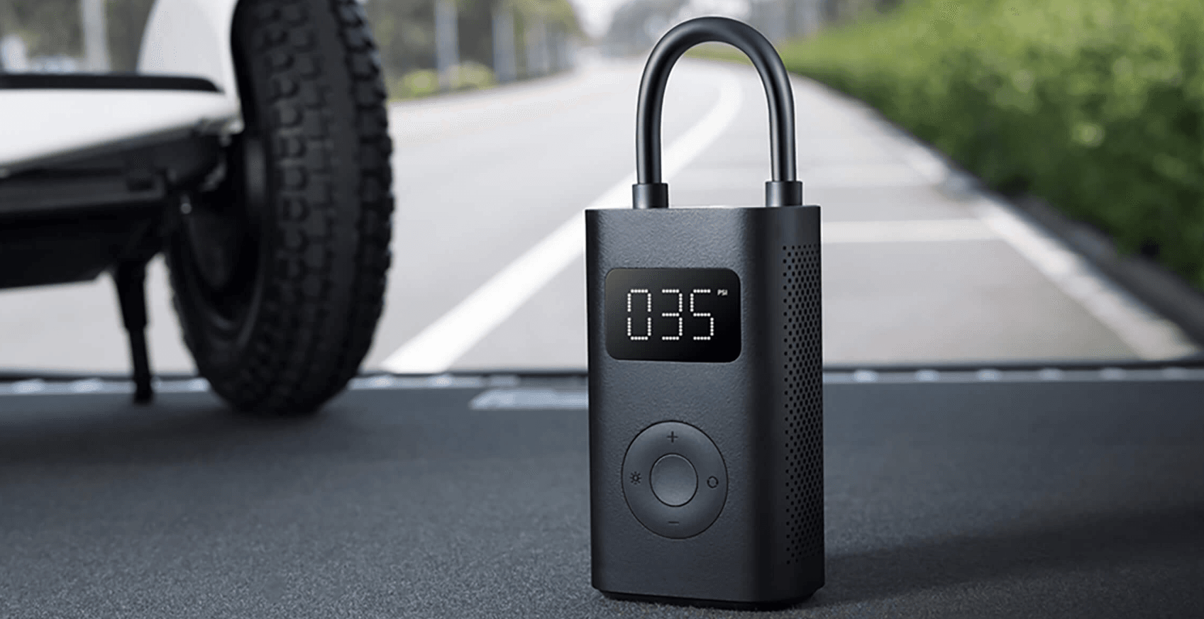 Компрессор аккумуляторный Xiaomi Portable Electric Air Compressor 1S MJCQB05QJ (BHR5277GL)