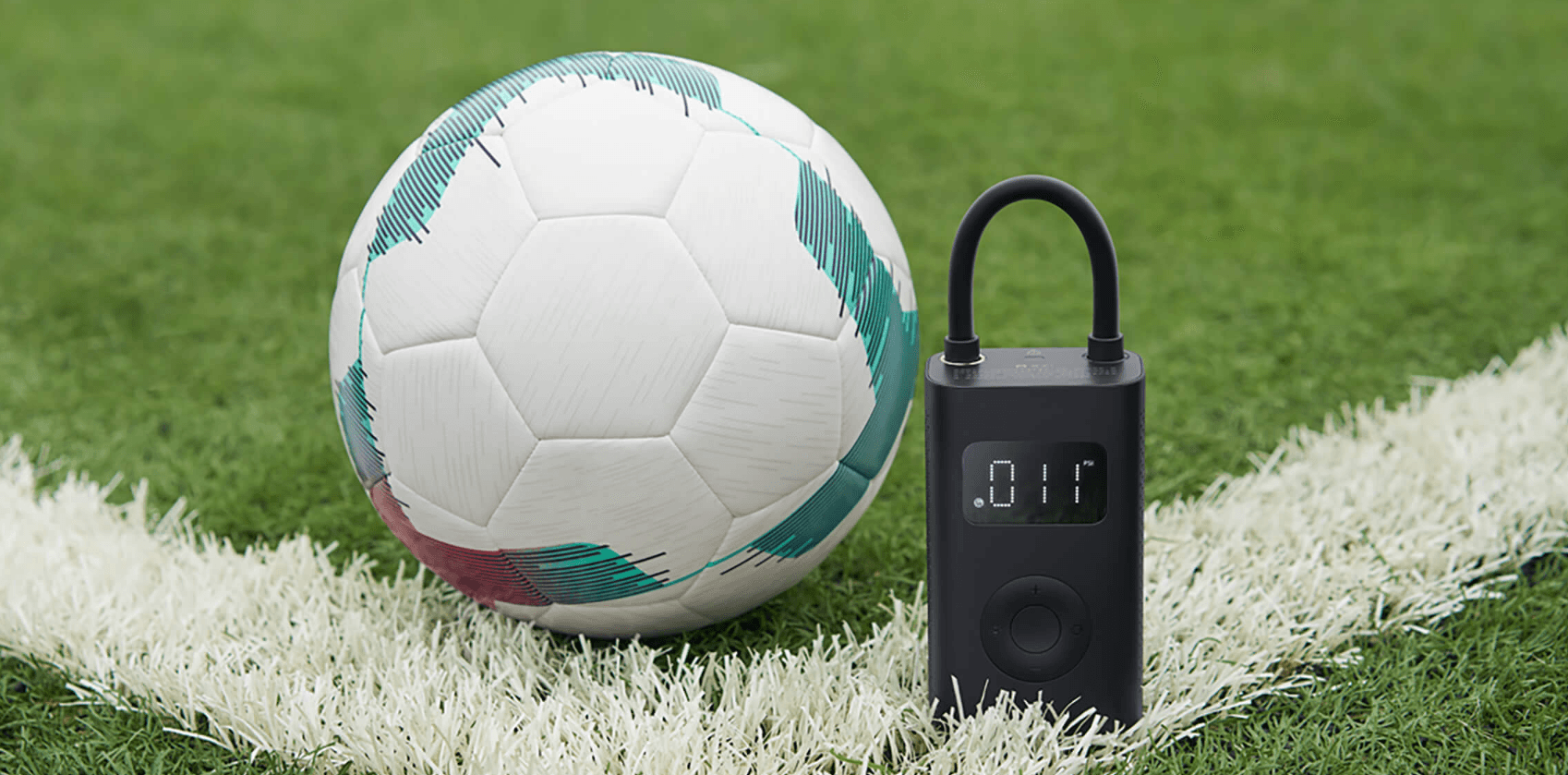 Компрессор аккумуляторный Xiaomi Portable Electric Air Compressor 1S MJCQB05QJ (BHR5277GL)