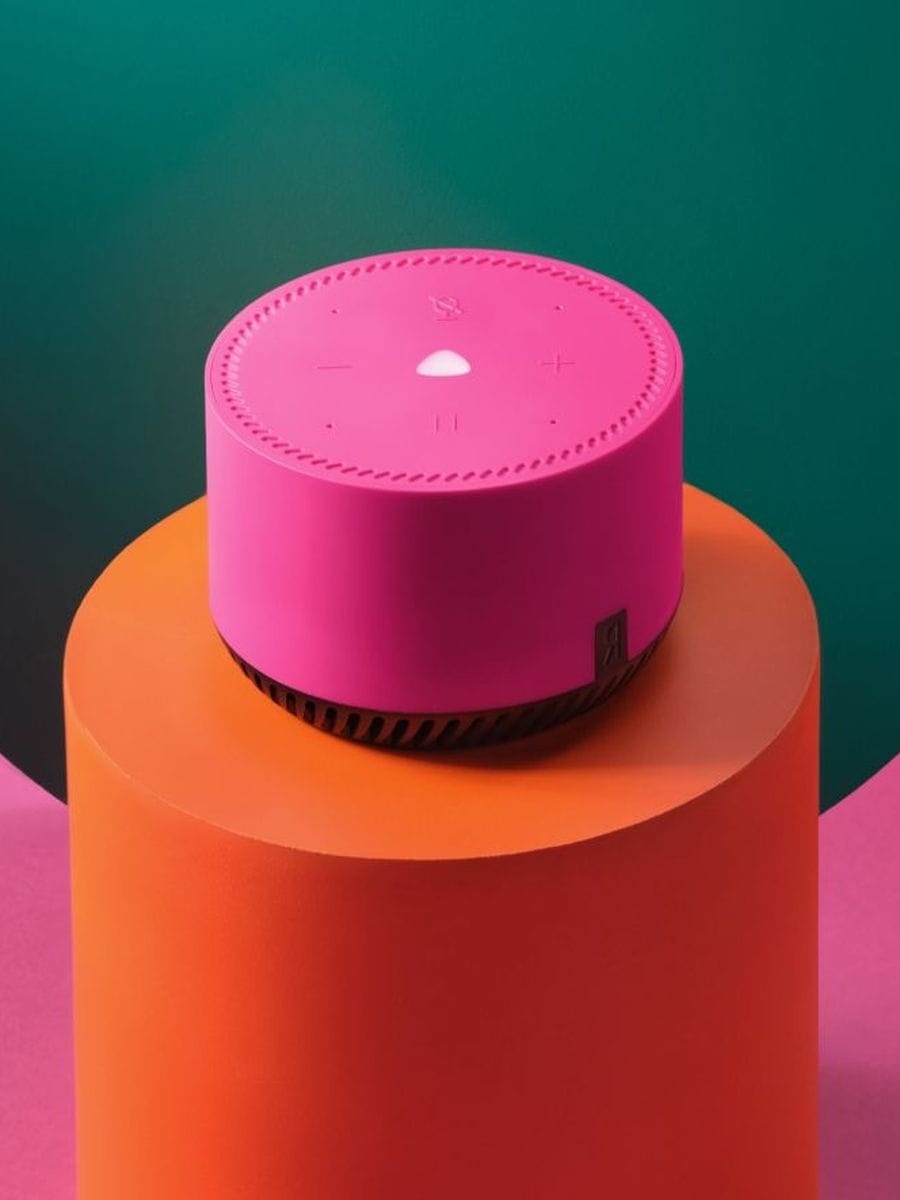 Акустическая система Yandex Яндекс.Станция Лайт Розовая YNDX-00025 (Умная колонка с голосовым помощником)
