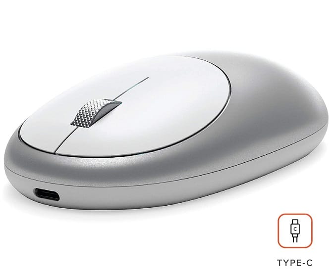Беспроводная компьютерная мышь Satechi M1 Bluetooth Wireless Mouse. Цвет серебристый.