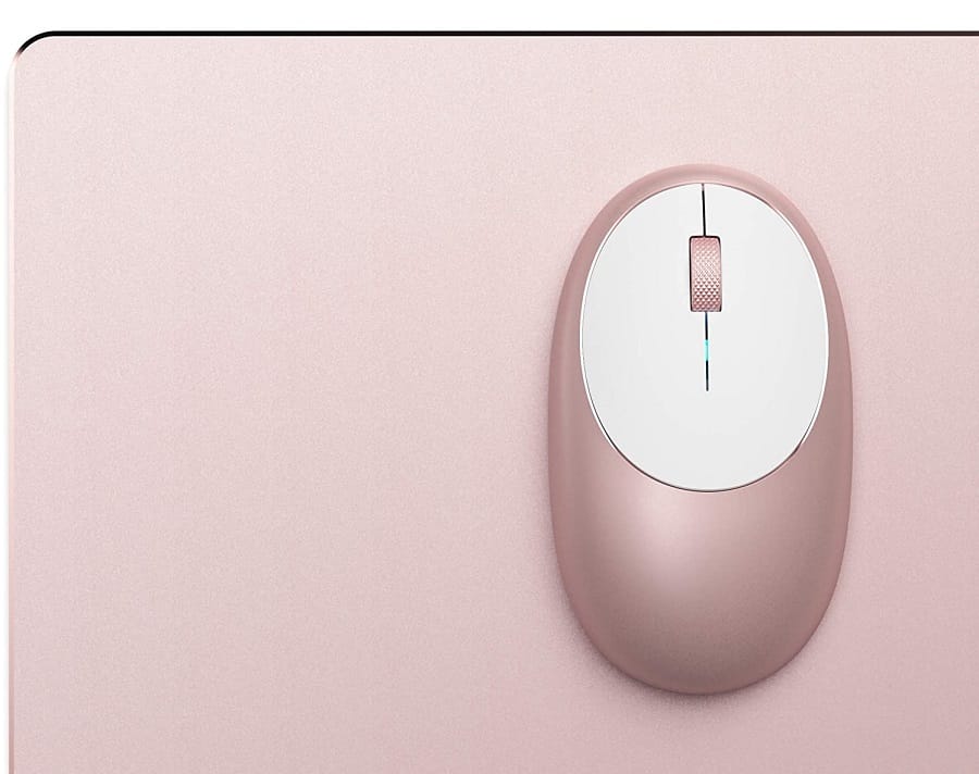 Беспроводная компьютерная мышь Satechi M1 Bluetooth Wireless Mouse. Цвет розовое золото.