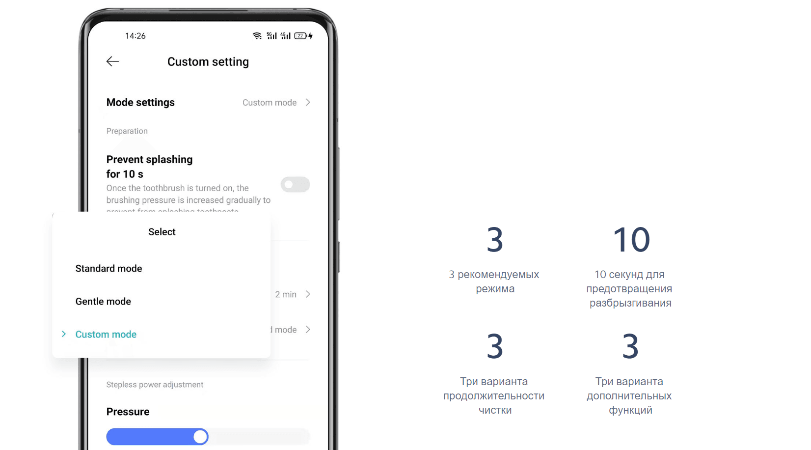 Щетка зубная электрическая ультразвуковая Xiaomi Electric Toothbrush T700 MES604 (BHR5575GL)
