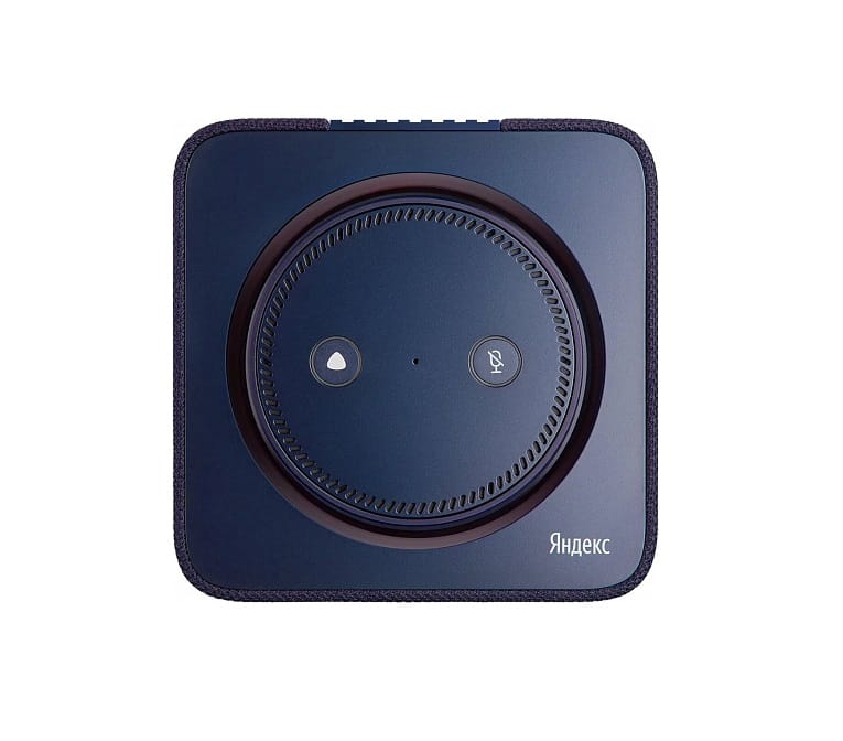 Акустическая система Yandex Яндекс.Станция Макс Синяя YNDX-0008 (Умная колонка с голосовым помощником)+пульт YNDX-00401