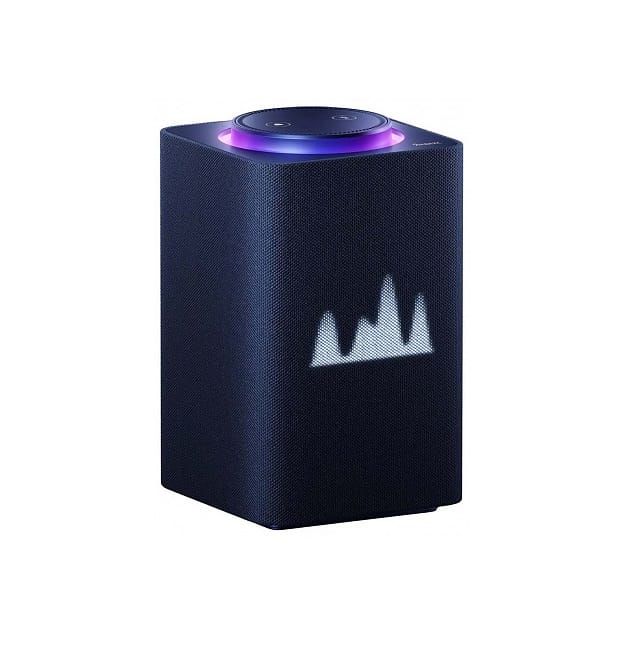 Акустическая система Yandex Яндекс.Станция Макс Синяя YNDX-0008 (Умная колонка с голосовым помощником)+пульт YNDX-00401