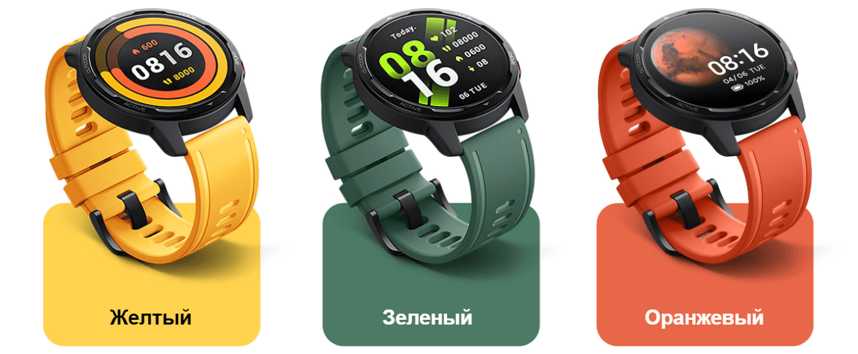 Ремешок Xiaomi Watch S1 Active Strap (Orange) M2121AS1 (BHR5593GL)