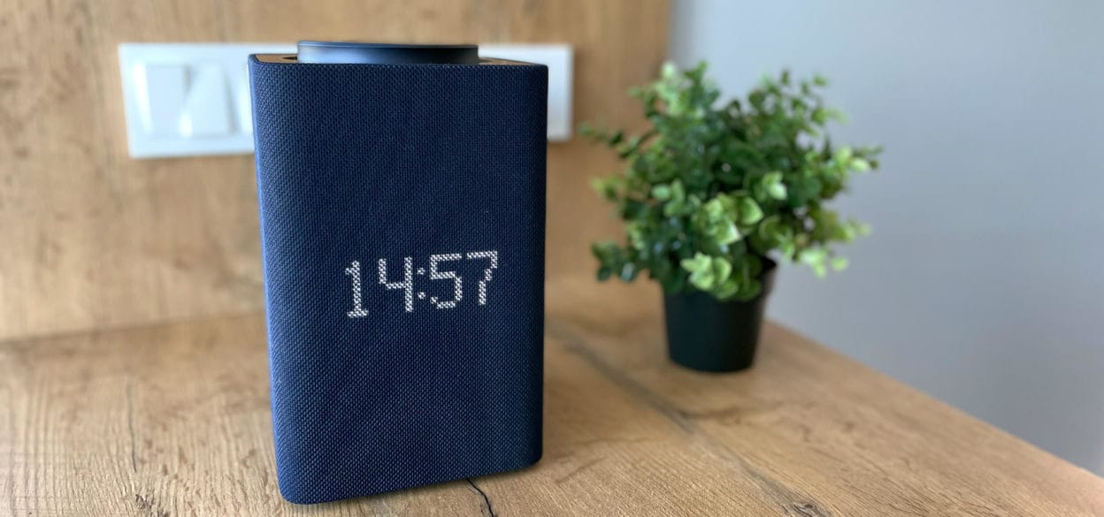 Акустическая система Yandex Яндекс.Станция Макс Синяя YNDX-0008 (Умная колонка с голосовым помощником)+пульт YNDX-00401