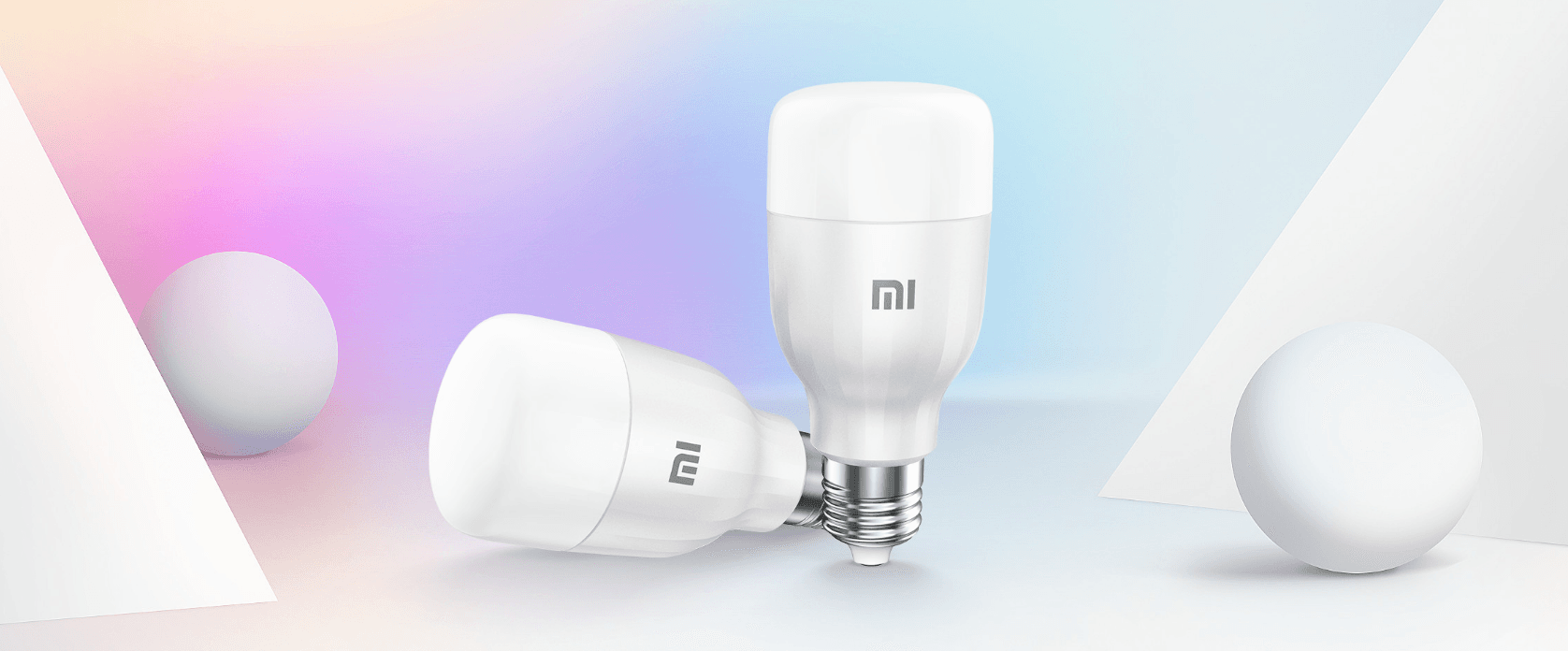 Лампа Mi LED Smart Bulb Essential White and Color MJDPL01YL (GPX4021GL) комплект 2 шт