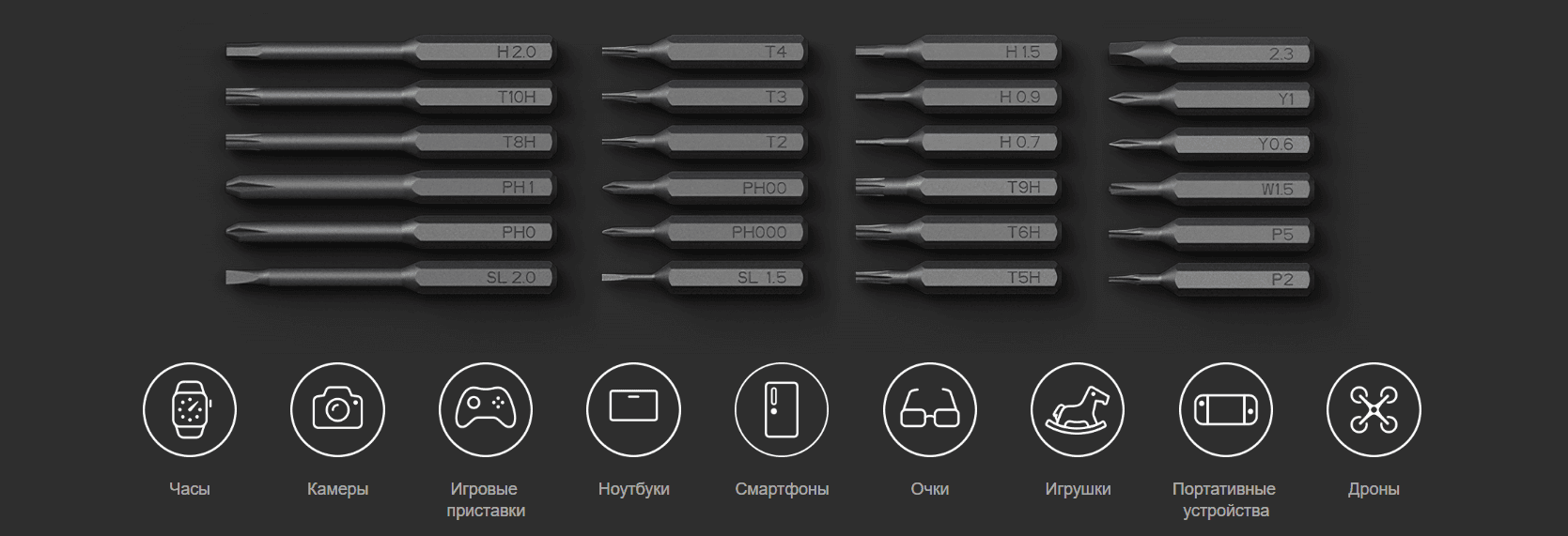 Отвертка аккумуляторная Mi Cordless Precision Screwdriver Kit MJDDLSD003QW (BHR5474GL)