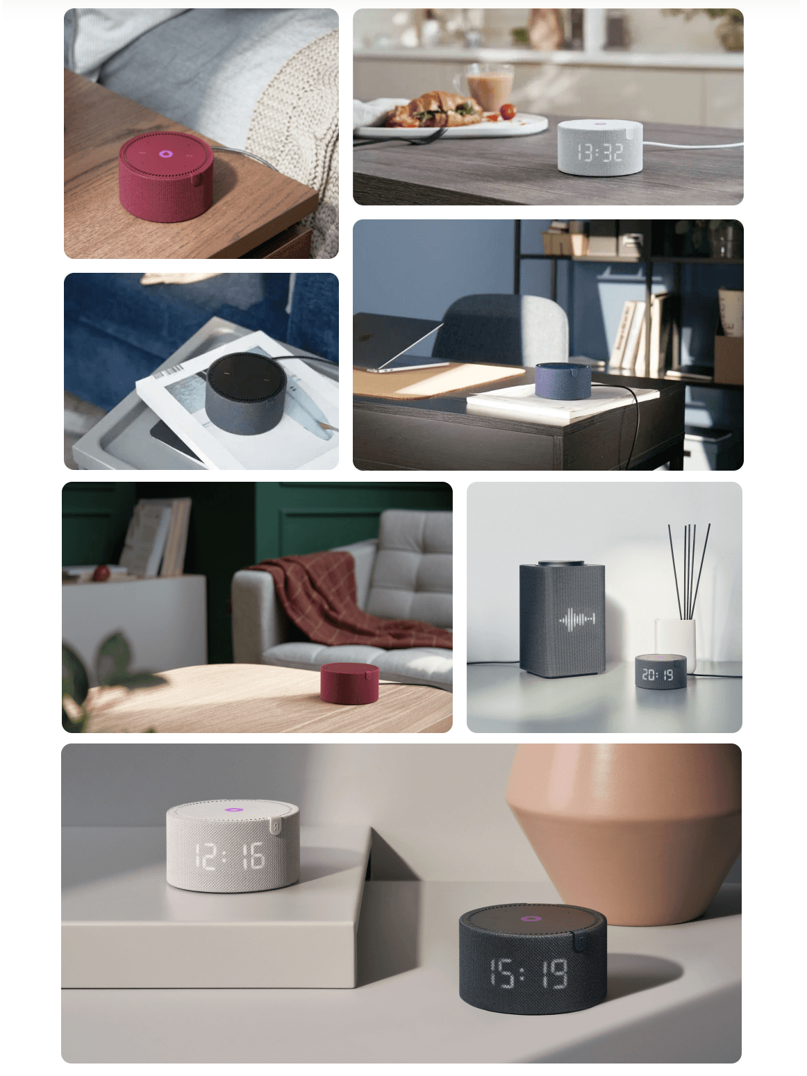 Яндекс.Станция Мини Плюс Черная YNDX-00020 с часами (Умная колонка с голосовым помощником)