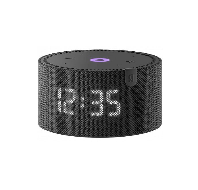 Яндекс.Станция Мини Плюс Черная YNDX-00020 с часами (Умная колонка с голосовым помощником)