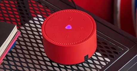 Акустическая система Yandex Яндекс.Станция Лайт Красная YNDX-00025 (Умная колонка с голосовым помощником)