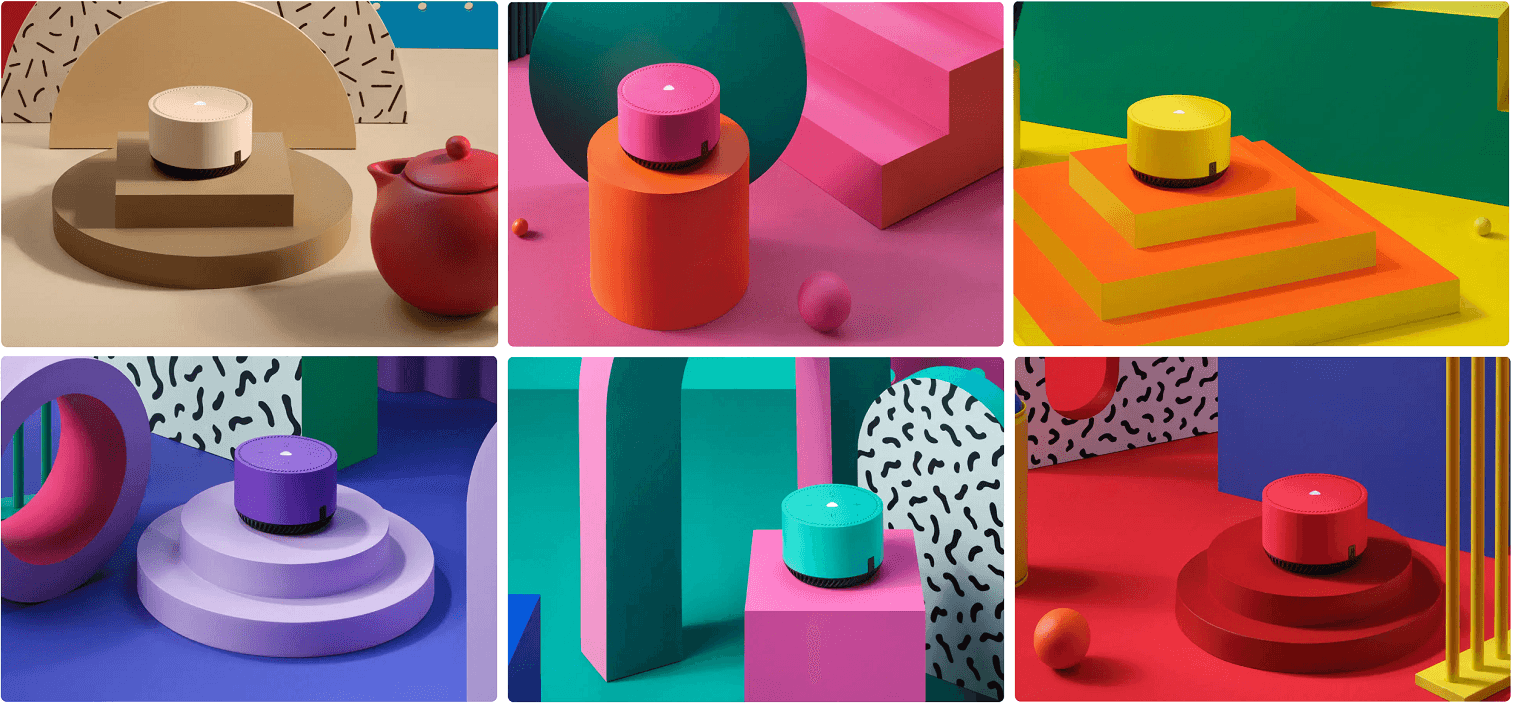 Акустическая система Yandex Яндекс.Станция Лайт Красная YNDX-00025 (Умная колонка с голосовым помощником)