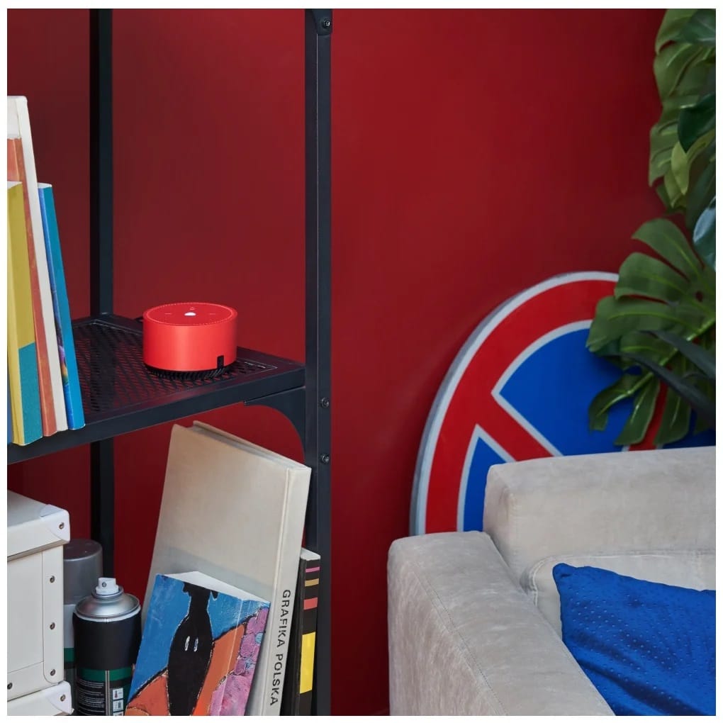 Акустическая система Yandex Яндекс.Станция Лайт Красная YNDX-00025 (Умная колонка с голосовым помощником)