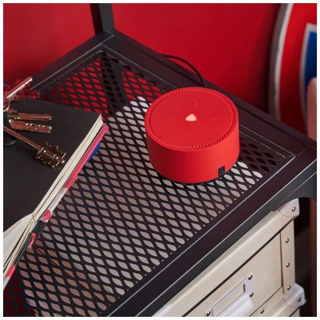 Акустическая система Yandex Яндекс.Станция Лайт Красная YNDX-00025 (Умная колонка с голосовым помощником)