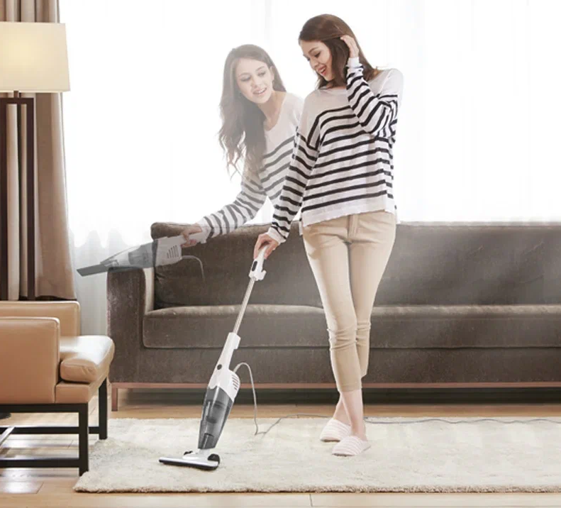 Вертикальный пылесос DEERMA DX118C 0,8 литра