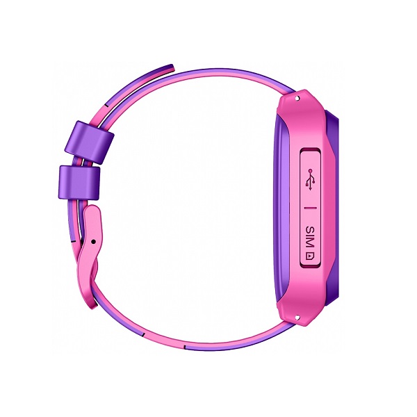 Детские умные часы LEEF Pulsar, цвет розовый+фиолетовый