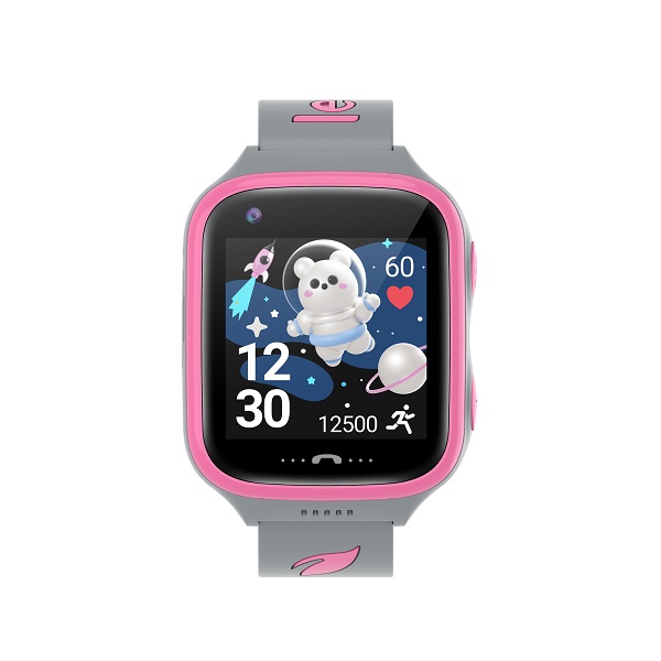 Детские умные часы LEEF Starlight, цвет розовый+серый