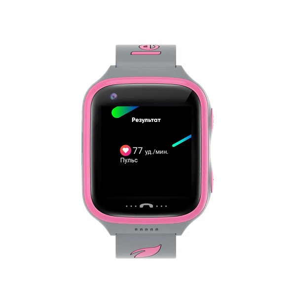 Детские умные часы LEEF Starlight, цвет розовый+серый