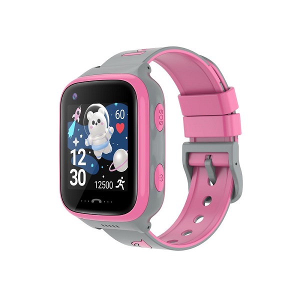 Детские умные часы LEEF Starlight, цвет розовый+серый