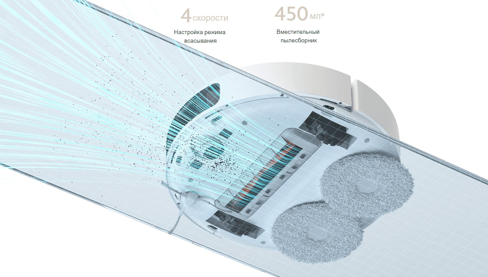 Робот-пылесос Xiaomi Robot Vacuum S10+