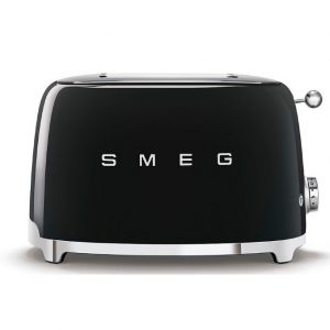 Тостер на 2 ломтика SMEG TSF01BLEU, черный