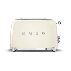 Тостер на 2 ломтика SMEG TSF01CREU, кремовый