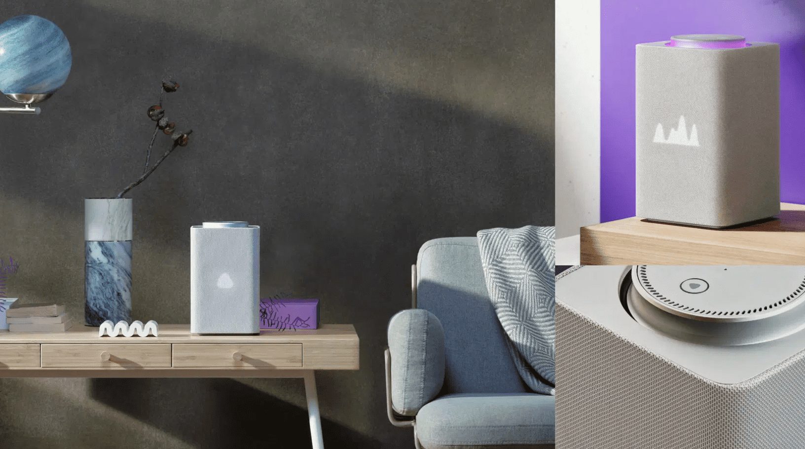 Умная колонка Яндекс Станция Макс с Zigbee, серый (YNDX-00052W)