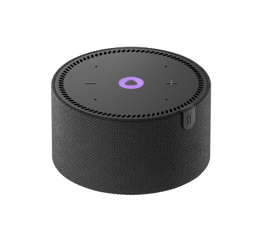 Умная колонка Яндекс.Станция мини плюс без часов, черная (YNDX-00021K)