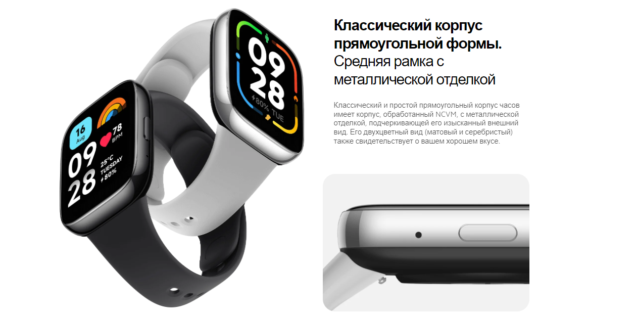 Смарт-часы Redmi Watch 3 Active Gray M2235W1 (BHR7272GL)