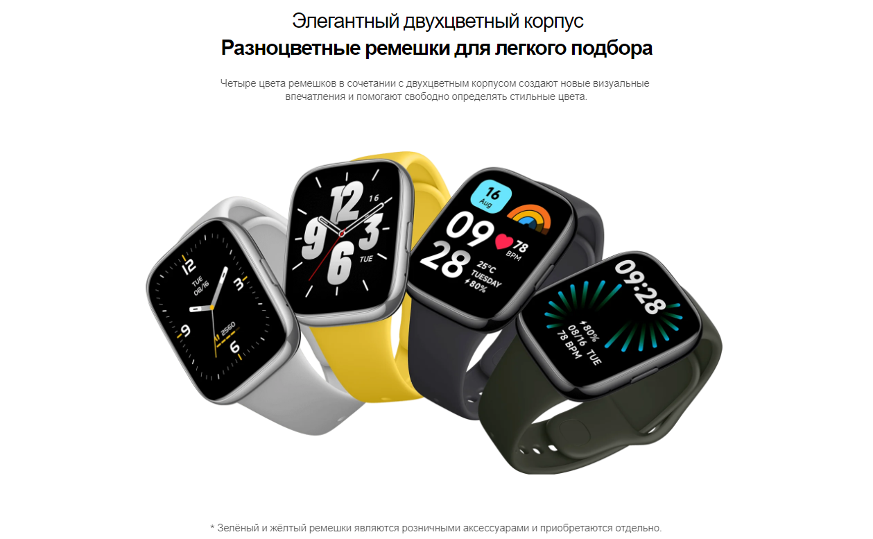 Смарт-часы Redmi Watch 3 Active Gray M2235W1 (BHR7272GL)