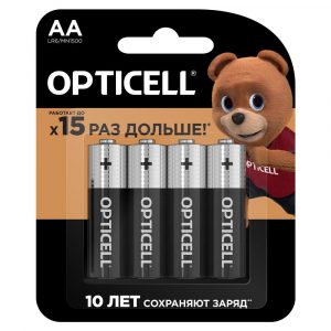 Элемент питания (батарейки) OPTICELL BASIC AA LR6/MN1500 (4 шт)