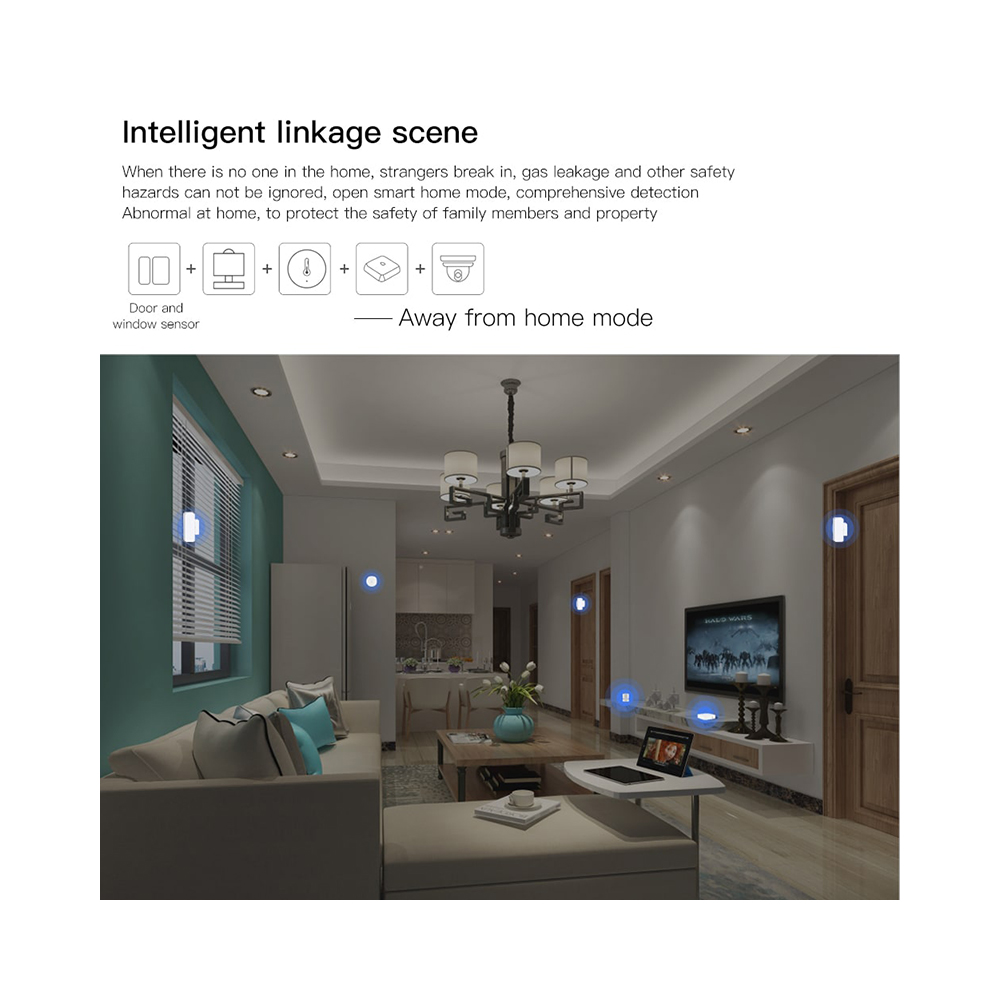 Датчик открытия окон/дверей MOES WiFi Door and Window Sensor — изображение 12