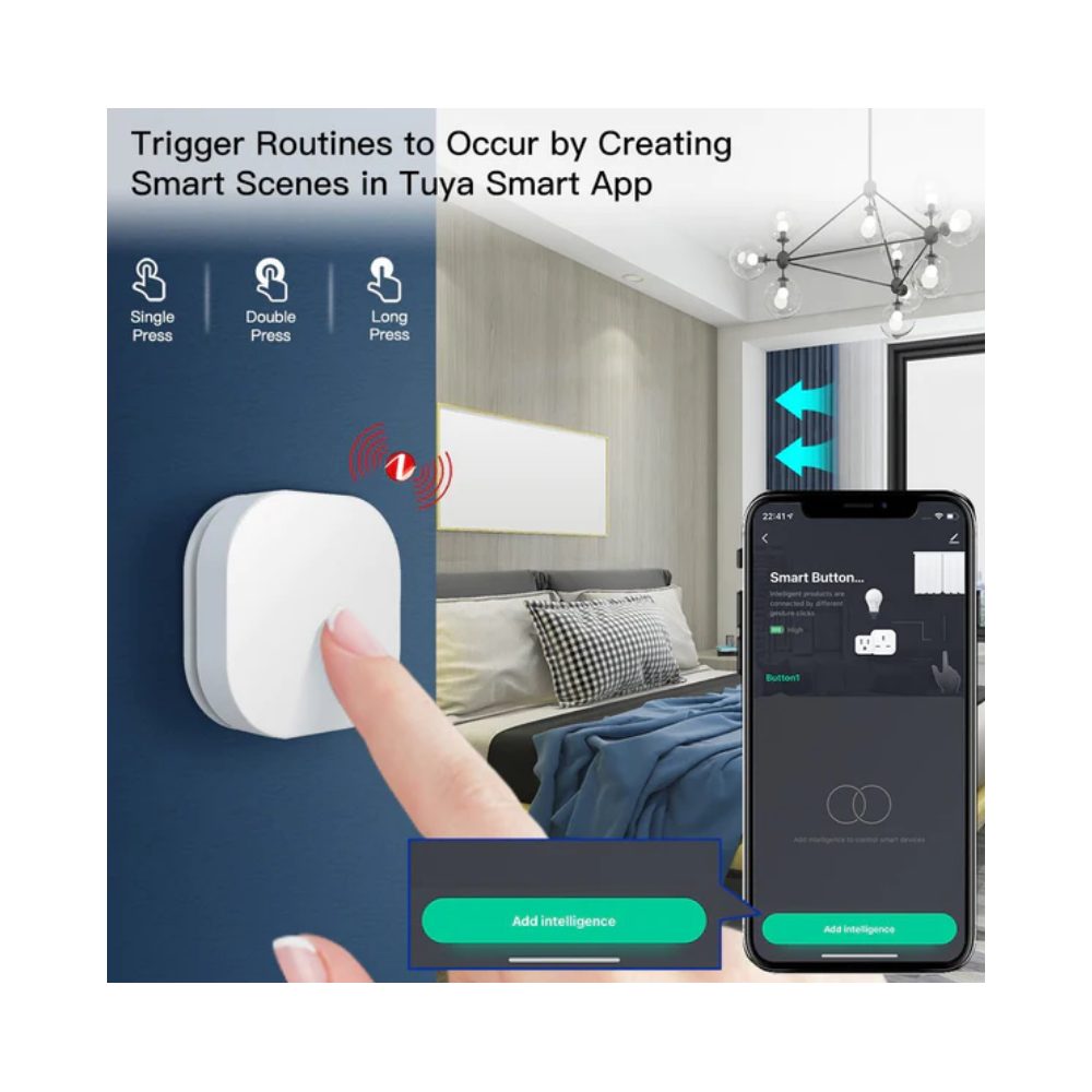 Беспроводной переключатель MOES ZigBee 1-Gang Wireless Switch — изображение 7