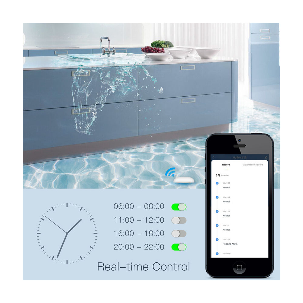 Датчик протечки воды MOES ZigBee Water Leakage Detector — изображение 6