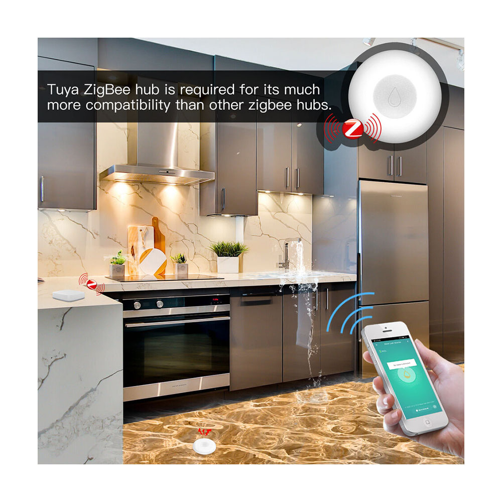 Датчик протечки воды MOES ZigBee Water Leakage Detector — изображение 7