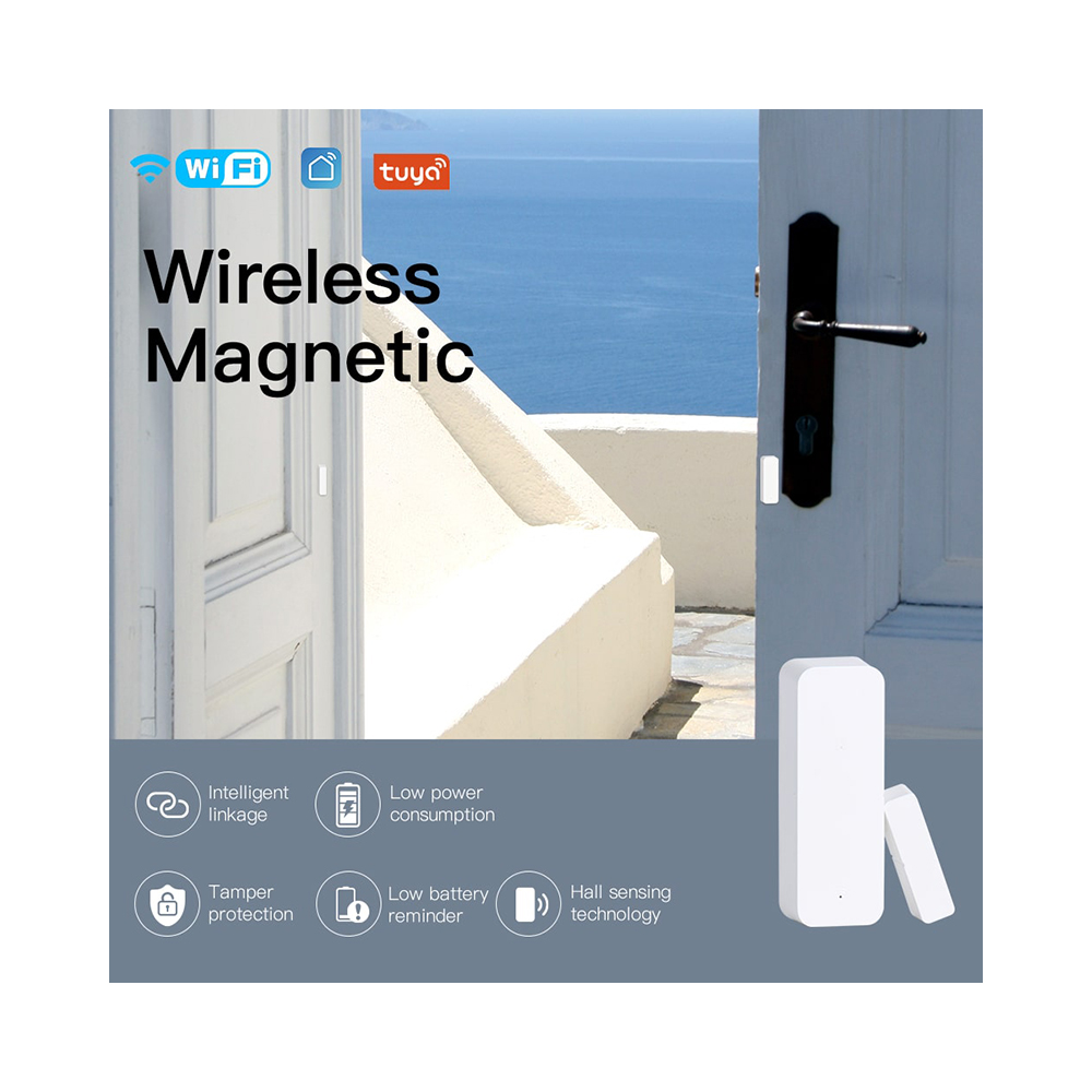 Датчик открытия окон/дверей MOES WiFi Door and Window Sensor — изображение 7