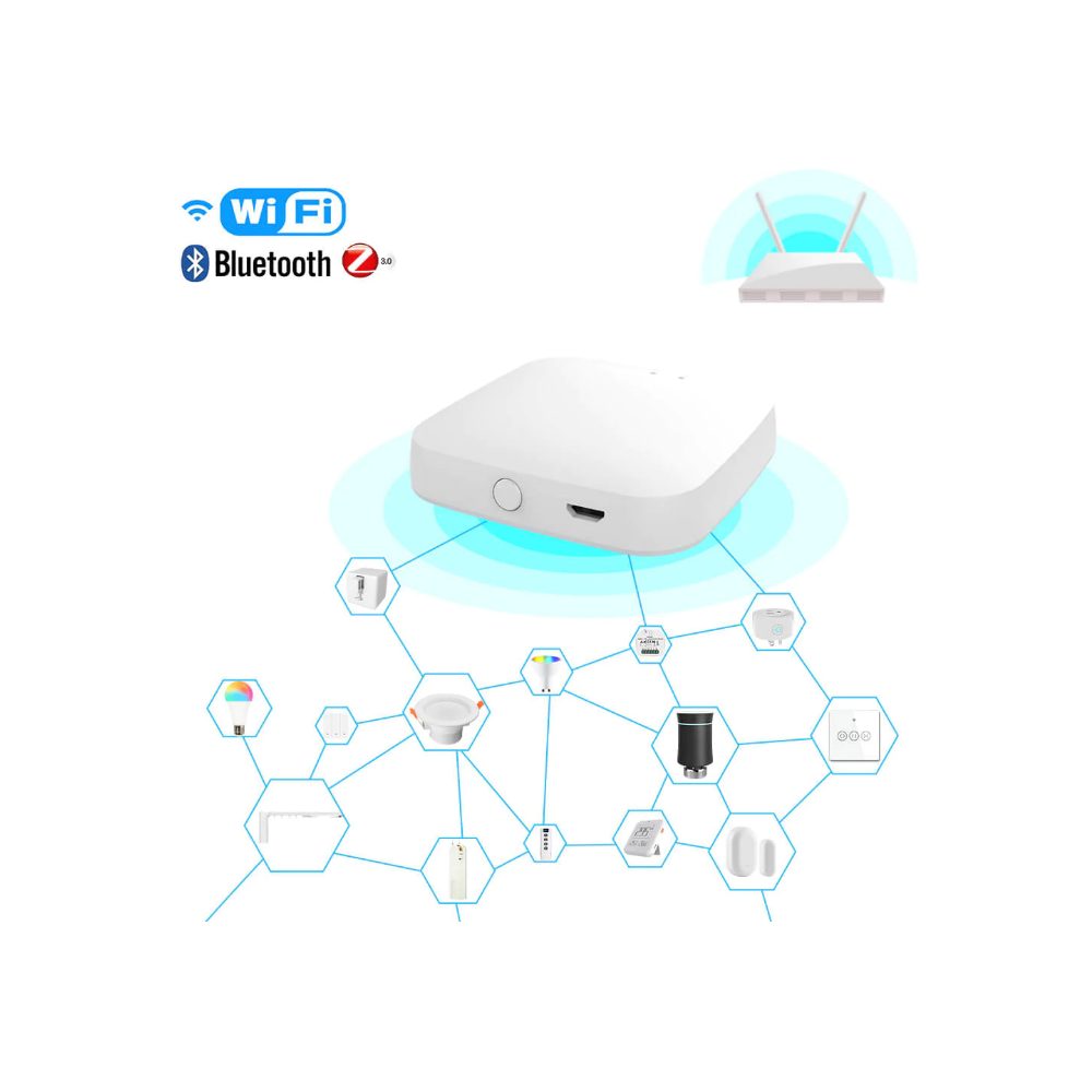 Центр управления умным домом MOES Zigbee/Bluetooth Gateway — изображение 6