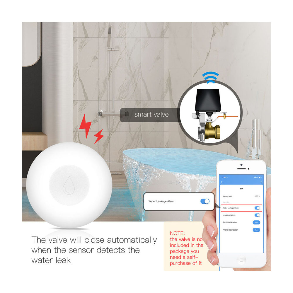 Датчик протечки воды MOES ZigBee Water Leakage Detector — изображение 9
