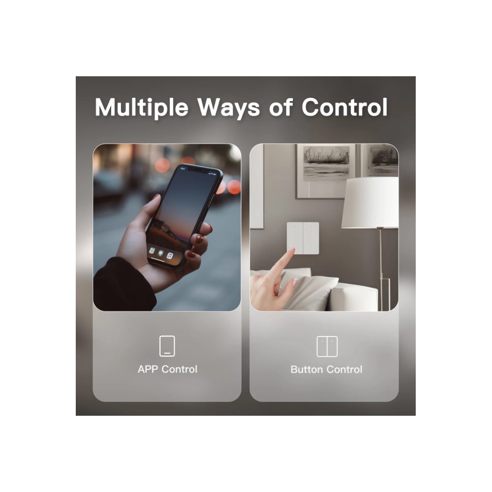 Беспроводной переключатель MOES ZigBee 3-Gang Wireless Switch — изображение 8