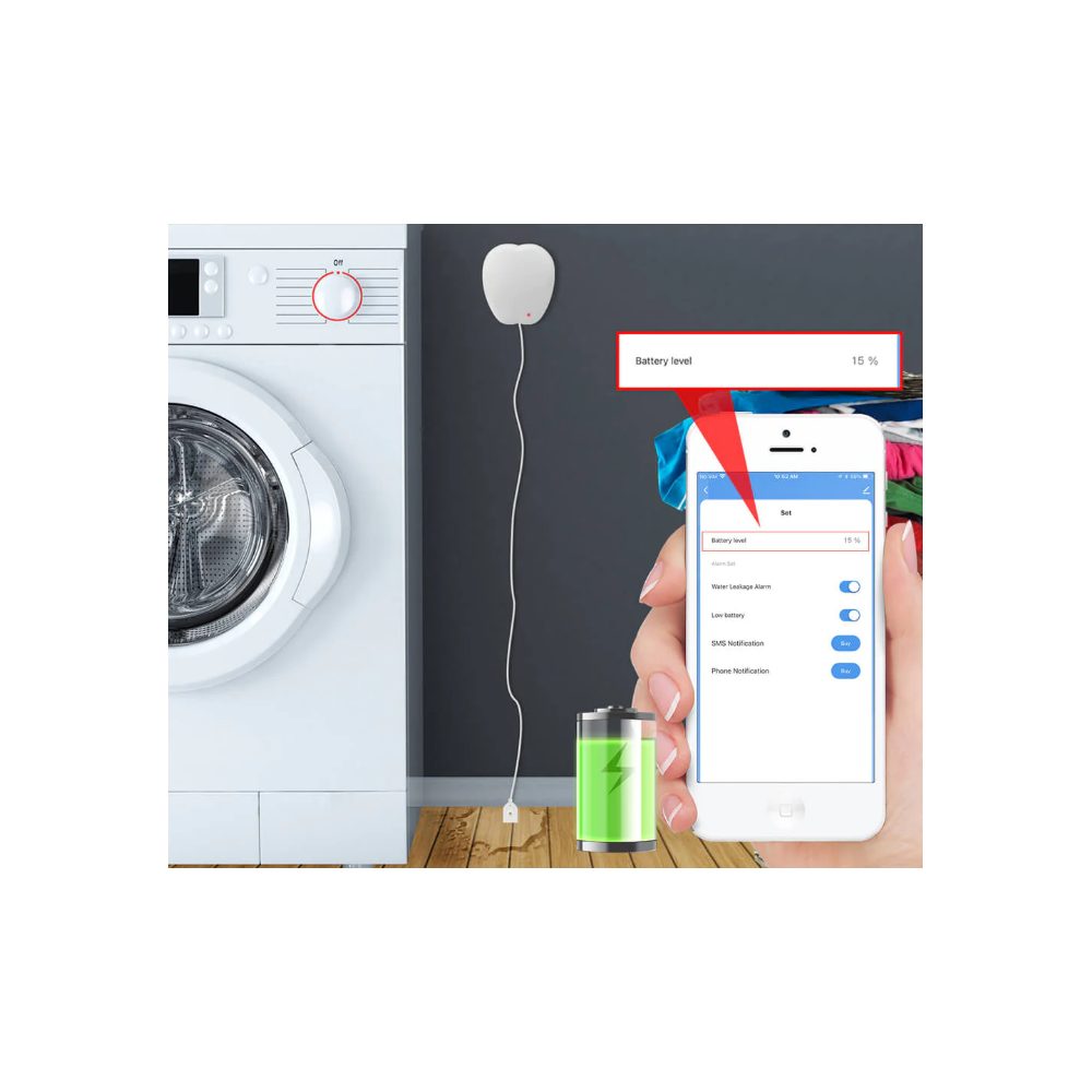 Датчик протечки воды MOES WIFi Water Leakage Detector WSS-JM-WL-A — изображение 12