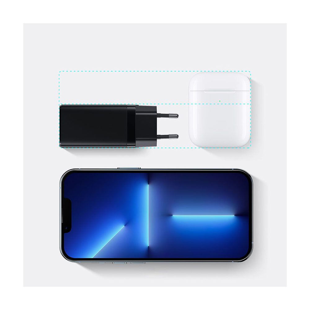 Зарядное устройство Baseus GaN3 Pro 2C + U 65 Вт EU Black 1 м черный CCGP050101 — изображение 14