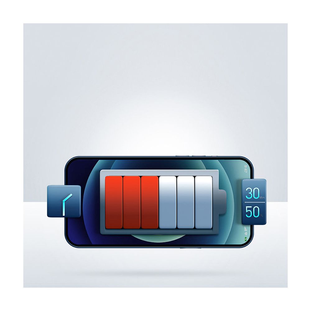 Компактное быстрое зарядное устройство Baseus 2U+C 30 Вт EU Black CCXJ-E01 — изображение 16